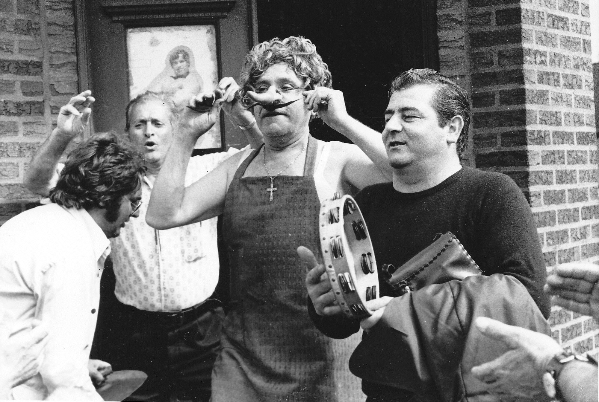 Giovanni Coffarelli durante un carnevale