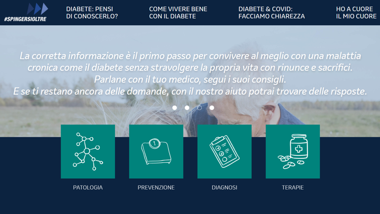 Nasce ‘spingersioltre.it’, sito dedicato al diabete di tipo 2