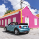 Con Mini Cabrio Caribbean Aqua per esplorare Curaçao