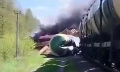Treno carburanti deraglia in Russia: sospetti di sabotaggio VIDEO