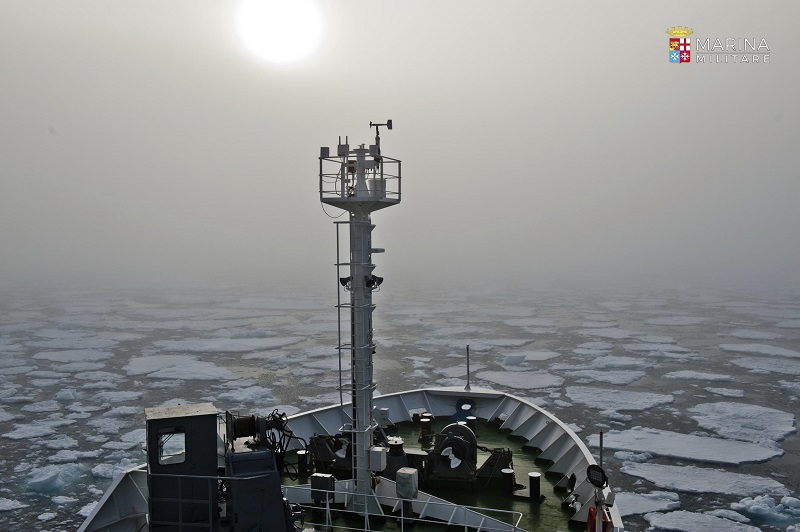 Marina Militare: nave Alliance salpa per la campagna artica 2023