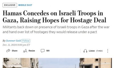 Possibile svolta: WSJ, Hamas cede su presenza truppe israeliane a Gaza dopo tregua