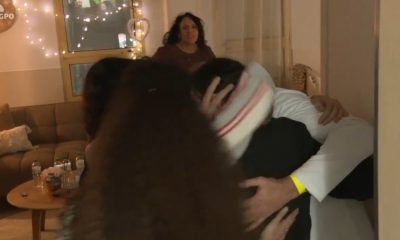 Romi, Emily and Doron reunite with their families: video of touching reunion